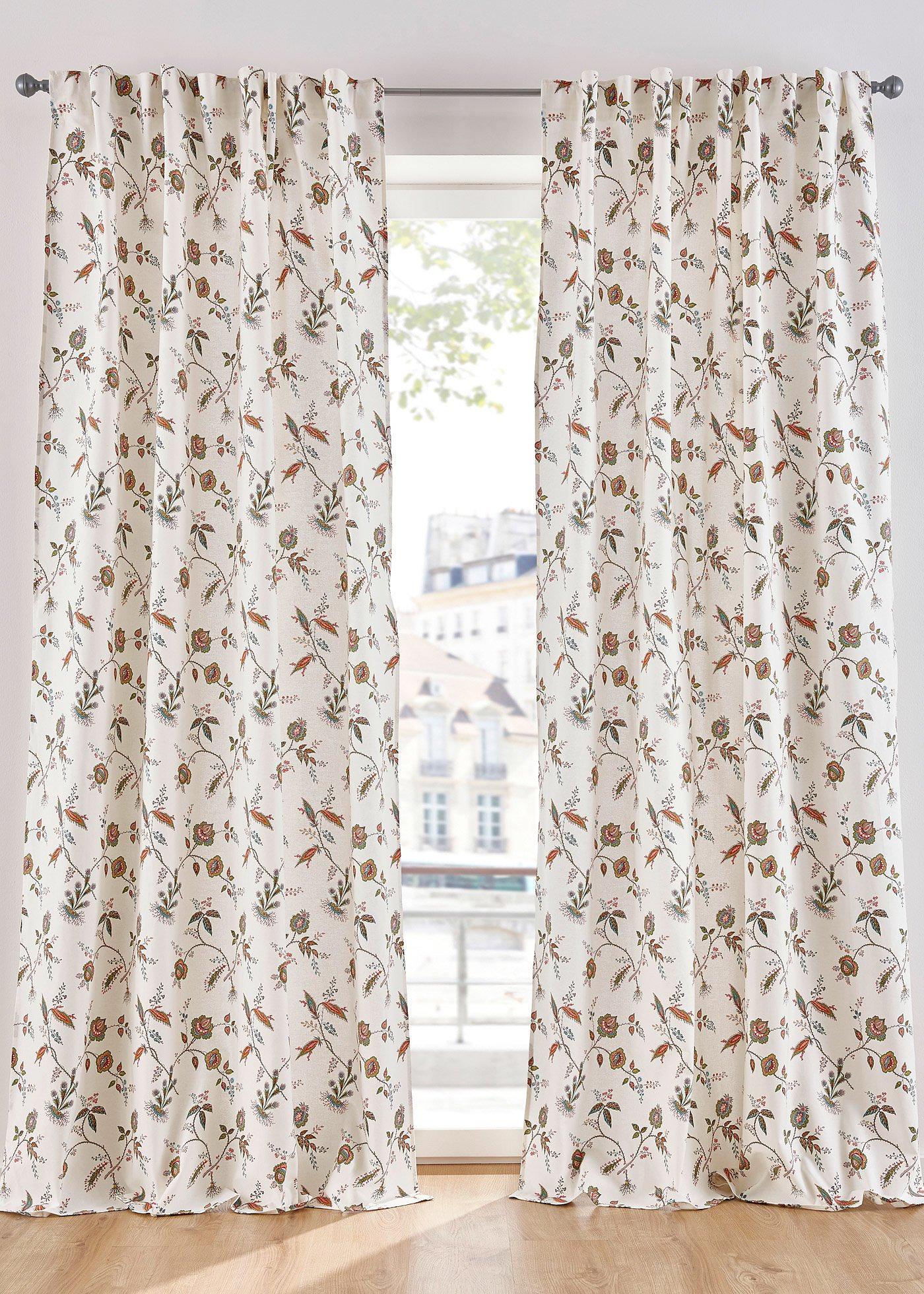 Závěs s potiskem listů (1 ks)