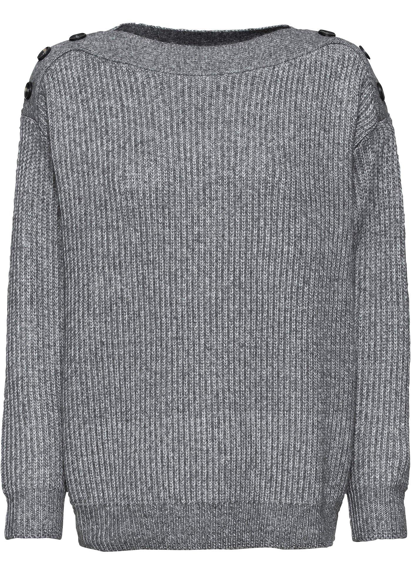 Oversize svetr s knoflíky