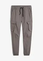 Cargo kalhoty bez zapínání Regular Fit, Straight, bonprix