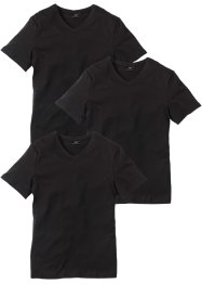 Tričko s výstřihem do V (3 ks v balení), bpc bonprix collection