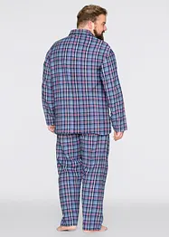 Pyžamo z měkkého flanelu, s knoflíkovou lištou a dlouhým rukávem., bonprix