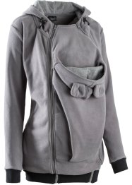 Těhotenská flísová bunda se vsadkou na miminko, bpc bonprix collection