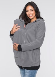 Těhotenská flísová bunda se vsadkou na miminko, bpc bonprix collection
