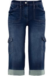 Kargo strečové džíny v Capri délce, s pohodlnou pasovkou, bpc bonprix collection