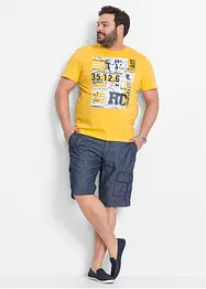 Cargo bermudy z čisté bavlny, Loose Fit, bonprix