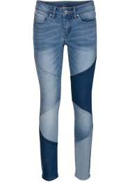 Skinny džíny s trojúhelníkovými vsadkami, zkrácené, RAINBOW