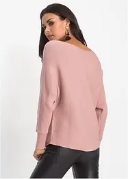 Oversized žebrovaný svetr, bonprix