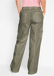 Bavlněné cargo džíny, Mid Waist, bonprix