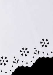 Polotransparentní vitrážková záclona se vzorovaným lemem, bonprix