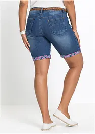 Strečové džínové bermudy, Mid Waist, bonprix