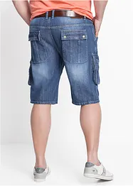 Cargo džínové bermudy, Regular Fit, bonprix