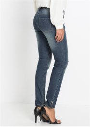 Strečové džíny se zipem, krátké velikosti, BODYFLIRT