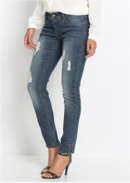 Strečové džíny se zipem, krátké velikosti, BODYFLIRT