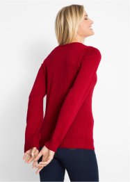 Pletený svetr s vánočním motivem, bpc bonprix collection