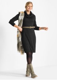 Pletené šaty s rolákovým límcem, bpc bonprix collection