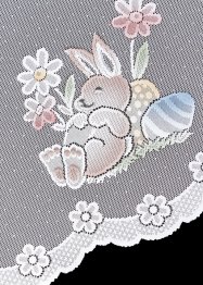 Vitrážková záclona s velikonočními zajíci, bpc living bonprix collection