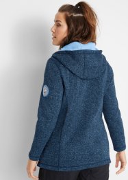 Pletená flísová bunda s kapucí, bpc bonprix collection