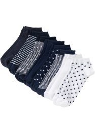 Nízké ponožky (8 párů) s organickou bavlnou, bpc bonprix collection