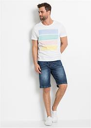 Bermudy bez zapínání Slim Fit, RAINBOW