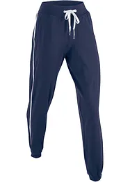 Joggingové kalhoty z bavlny, délka po kotníky, bonprix