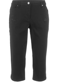 Bavlněné capri kalhoty s rozparky po stranách, bpc bonprix collection