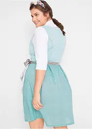 Dirndl s krajkovou zástěrou, pod kolena (2dílná souprava), bonprix