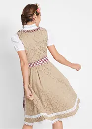 Dirndl se zástěrou, délka ke kolenům, bonprix