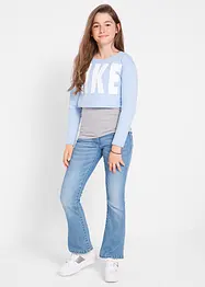 Strečové džíny Bootcut, Mid Waist, bonprix