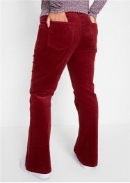 Strečové manšestrové kalhoty Bootcut, bpc bonprix collection