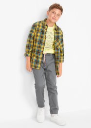 Ležérní termo kalhoty s měkkou bavlněnou podšívkou pro chlapce, John Baner JEANSWEAR