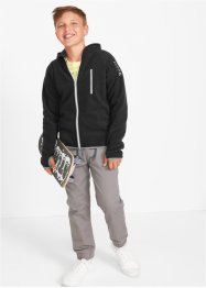 Flísová bunda s kontrastními detaily pro chlapce, bpc bonprix collection