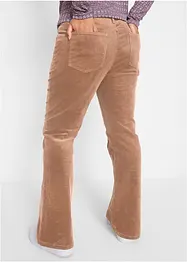 Strečové manšestrové kalhoty Bootcut, bonprix