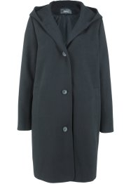 Kabát ve vlněném vzhledu, s kapucí, bpc bonprix collection
