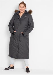 Teplý funkční outdoorový kabát s umělou kožešinou, bpc bonprix collection