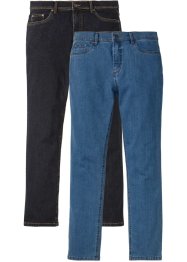 Strečové džíny Regular Fit Straight (2 ks v balení), s recyklovaným polyesterem, John Baner JEANSWEAR