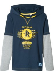 Vícevrstvé triko pro chlapce, s kapucí, bpc bonprix collection