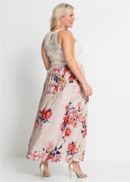 Dlouhé šaty s květinovým potiskem, v krátkých velikostech, BODYFLIRT boutique