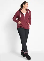 Termo chino kalhoty s kostkovanou podšívkou, bonprix