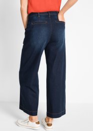 Ultra měkké 7/8 džíny s vysokým pasem a páskem na zavazování, Loose Fit, bpc bonprix collection