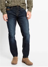 Strečové džíny s detaily z umělé kůže Slim Fit Straight, John Baner JEANSWEAR