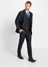 Oblek (4dílná souprava): sako, kalhoty, vesta, kravata, bonprix