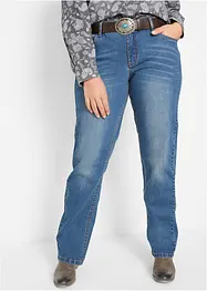 Strečové Straight džíny Mid Waist, bonprix