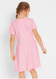 Dívčí žerzejové šaty s potiskem, dvojbalení, bpc bonprix collection