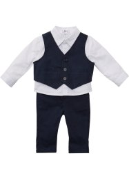 Baby košile+vesta+kalhoty (3dílná souprava), bpc bonprix collection
