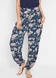 Harémové kalhoty ze žerzeje, směs s viskózou, Loose Fit, bonprix