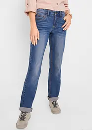 Strečové Straight džíny Mid Waist, bonprix