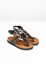 Pohodlné kožené sandály, bpc selection