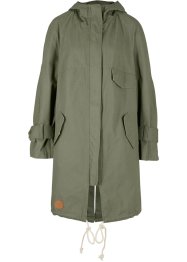 Kabát s kapucí, střih do A, bpc bonprix collection