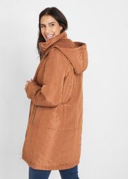 Prošívaný kabát s kapucí a vatováním, bpc bonprix collection