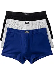 Přiléhavé boxerky s bavlnou (3 ks v balení), bonprix